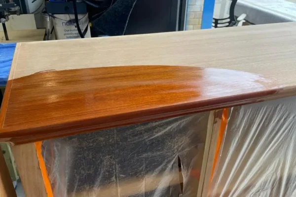 French Polishing a cabinet in Sydney